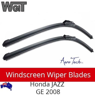 Windscreen Wiper Blades For Honda JAZZ GE 2008 -on - Aero Teflon Rubber Design BRAUMACH Auto Parts & Accessories 