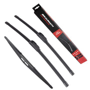 Wiper Blades Aero For Daihatsu Charade HATCH 1996-2000 FRONT PAIR & REAR BRAUMACH Auto Parts & Accessories 