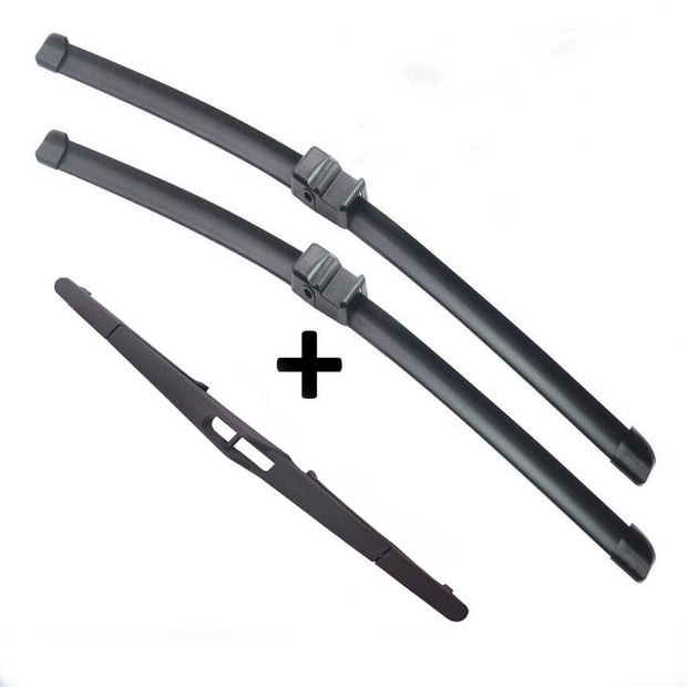 Wiper Blades Aero For Holden Astra WAGON 2005-2009 FRT PAIR & REAR 3 x BLADES BRAUMACH Auto Parts & Accessories 