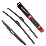 Wiper Blades Aero For Holden Barina Spark HATCH 2010-2016 FRT PAIR & REAR 3xBLD BRAUMACH Auto Parts & Accessories 