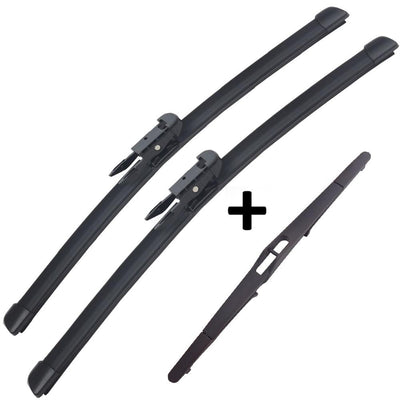 Wiper Blades Aero For Saab 9-3 Facelift WAGON 2008-2011 FRONT PAIR & REAR 3 xBL BRAUMACH Auto Parts & Accessories 