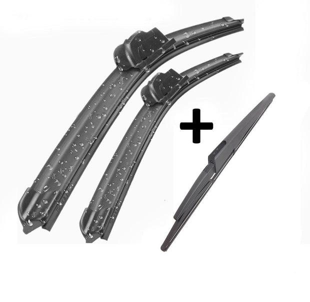 Wiper Blades Aero For Volvo V90 WAGON 1997-1998 FRONT PAIR & REAR 3 x BLADES BRAUMACH Auto Parts & Accessories 