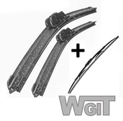 Wiper Blades Aero ForFord Ka Hatch 1999-2003 FRT PAIR & REAR 3 x BLADES BRAUMACH Auto Parts & Accessories 