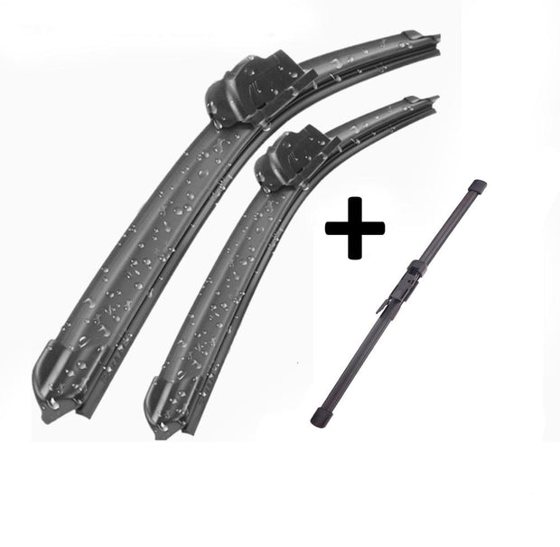 Wiper Blades Aero ForMINI Clubman Hatch 2002-2006 FRT PAIR & REAR 3 x BLADES BRAUMACH Auto Parts & Accessories 