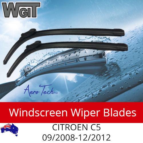 Wiper Blades For for CITROEN C5 - 09-2008-12-2012 Aero Design Windscreen BRAUMACH Auto Parts & Accessories 