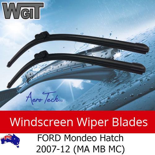 Wiper Blades Front Rear for FORD Mondeo Hatch 2007-12 (MA MB MC) Aero Tech 3 Blades BRAUMACH Auto Parts & Accessories 