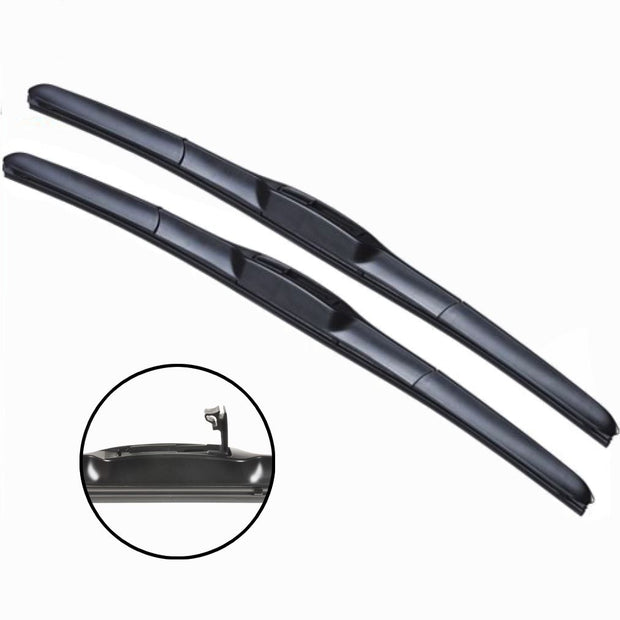 Wiper Blades Hybrid Aero Audi A3 (For S3) SEDAN 1996-2002 FRONT PAIR BRAUMACH Auto Parts & Accessories 