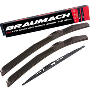 Wiper Blades Hybrid Aero Audi A6 Avant (For S6) WAGON 1994-1996 FRONT PAIR & REAR BRAUMACH Auto Parts & Accessories 