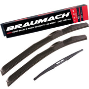 Wiper Blades Hybrid Aero For Chrysler Grand Voyager VAN 1996-2000 FRONT PAIR & REAR BRAUMACH Auto Parts & Accessories 