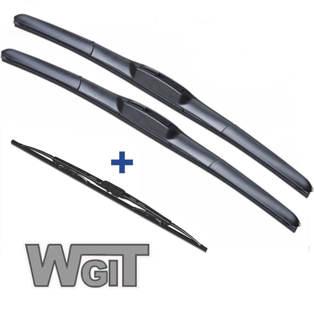 Wiper Blades Hybrid Aero For Ford Fairmont WAGON 1995-1999 FRT PAIR & REAR 3xBL BRAUMACH Auto Parts & Accessories 