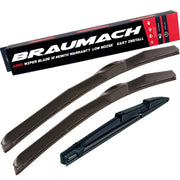 Wiper Blades Hybrid Aero For Toyota Echo HATCH 1999-2005 FRONT PAIR & REAR BRAUMACH Auto Parts & Accessories 