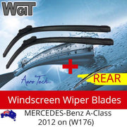 Wiper Blades Kit Front Rear for MERCEDES-Benz A-Class 2012-2015 (W176) BRAUMACH Auto Parts & Accessories 