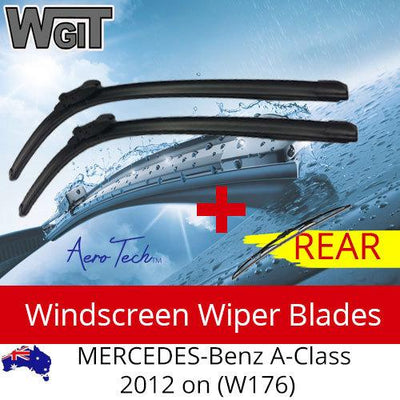 Wiper Blades Kit Front Rear for MERCEDES-Benz A-Class 2012-2015 (W176) BRAUMACH Auto Parts & Accessories 